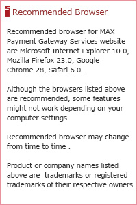 Recommended Browser